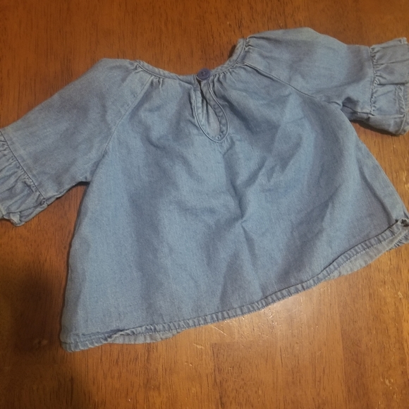 Chambray top & Floral leggings - Picture 6 of 8